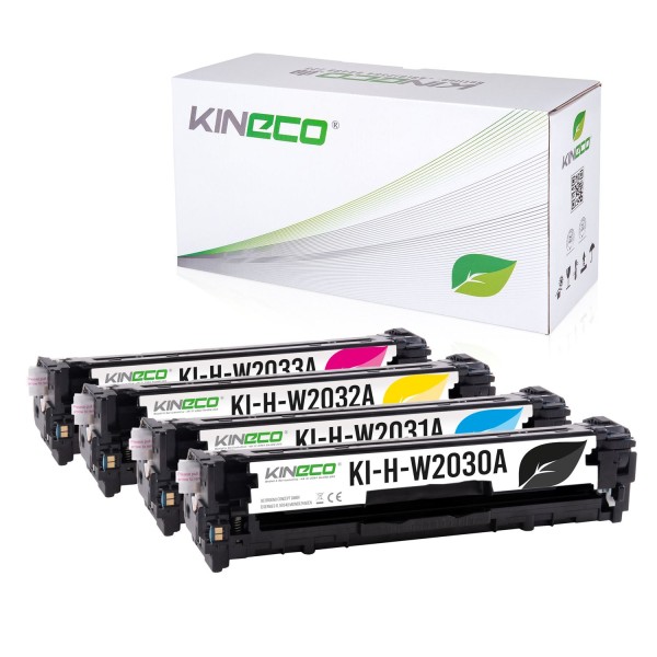 4 Toner kompatibel zu HP W2030A-W2033A XL