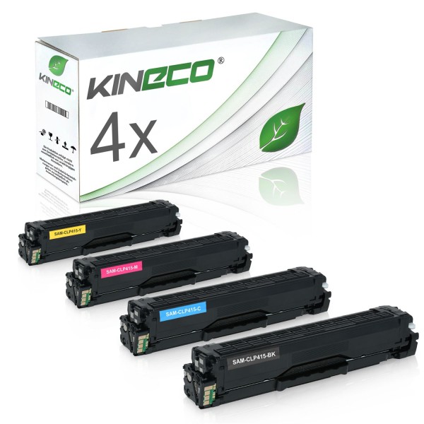 4 Toner kompatibel zu Samsung CLP-415 XL