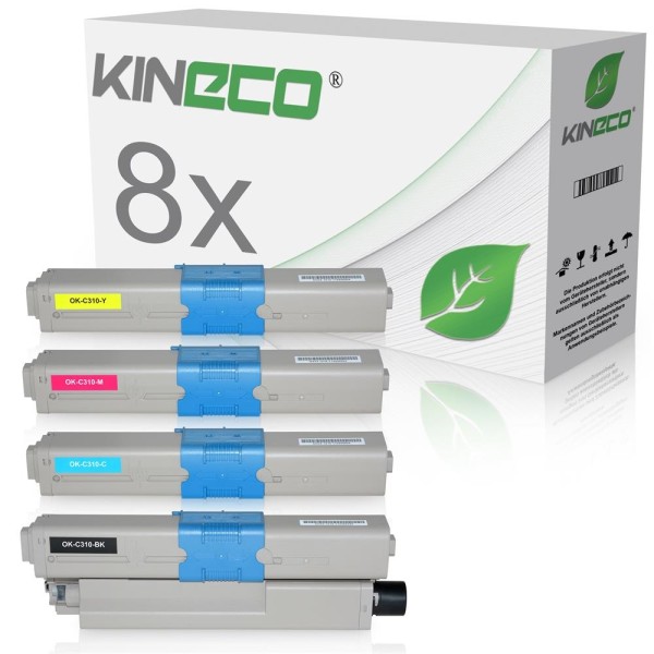 Kineco Multipack 8 Toner OKI C310 2-2