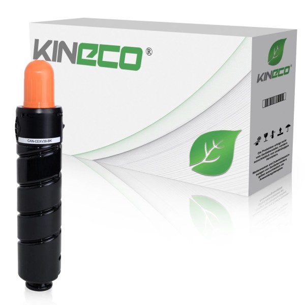 Kineco Toner kompatibel zu Canon CEXV38 4791B002 bk