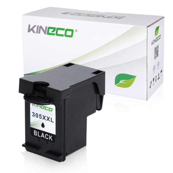Kineco Tintenpatrone kompatibel zu HP 305XL 3YM62AE XL Schwarz