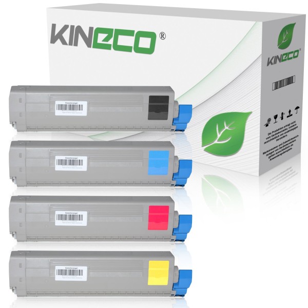 Kineco 4 Toner kompatibel zu OKI C822 XL