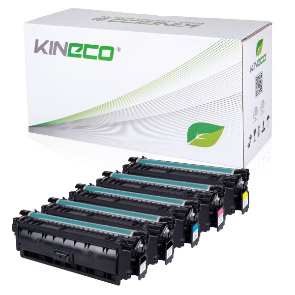 Kineco Set 5 Toner kompatibel zu HP W2120A-W2123A