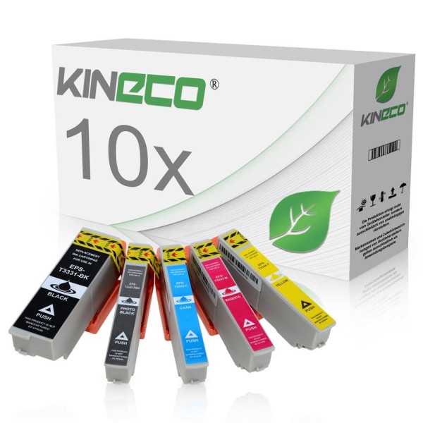 Kineco Multipack 10 Patronen Epson T3331-T3344