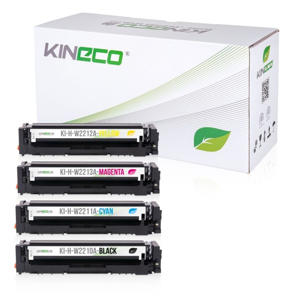 4 Toner kompatibel zu HP W2210A-W2213A XL