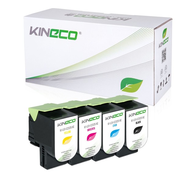 4 Toner kompatibel zu Lexmark C2325 XL