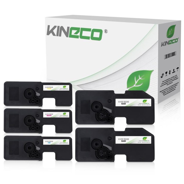 Kineco Set 5 Toner kompatibel zu Kyocera TK5240