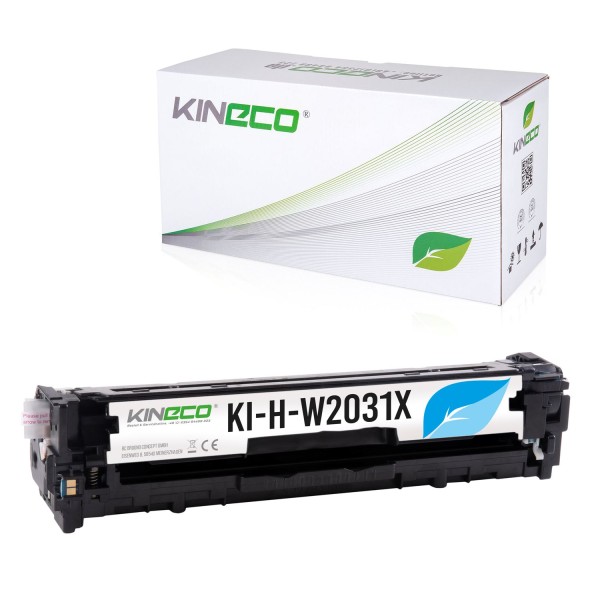 Toner kompatibel zu HP 415X W2031X XXL Cyan