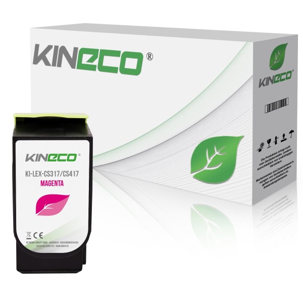 Kineco Toner kompatibel zu Lexmark CS317 CS417 71B0030 m