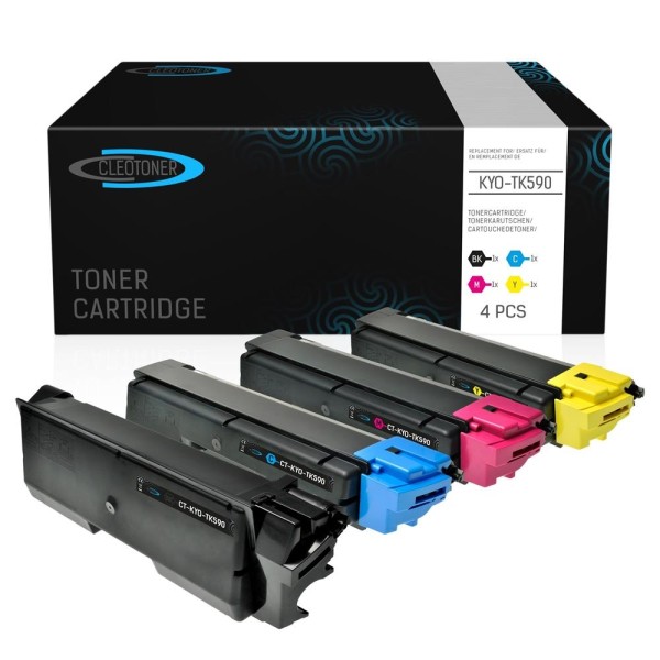 Cleotoner 4 Toner Kyocera TK590 1-1-1-1