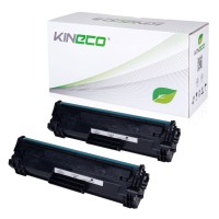 2 Toner kompatibel zu HP 44A CF244A XL Schwarz