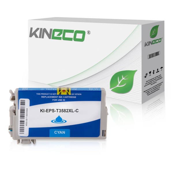 Tintenpatrone kompatibel zu Epson Pro WF4720 35 C13T35824010 XL Cyan