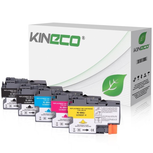 Kineco Multipack Set 5 Patronen für Brother LC3237