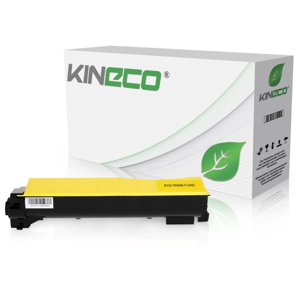 Toner kompatibel zu Kyocera TK-540Y 1T02HLAEU0 XXL Yellow