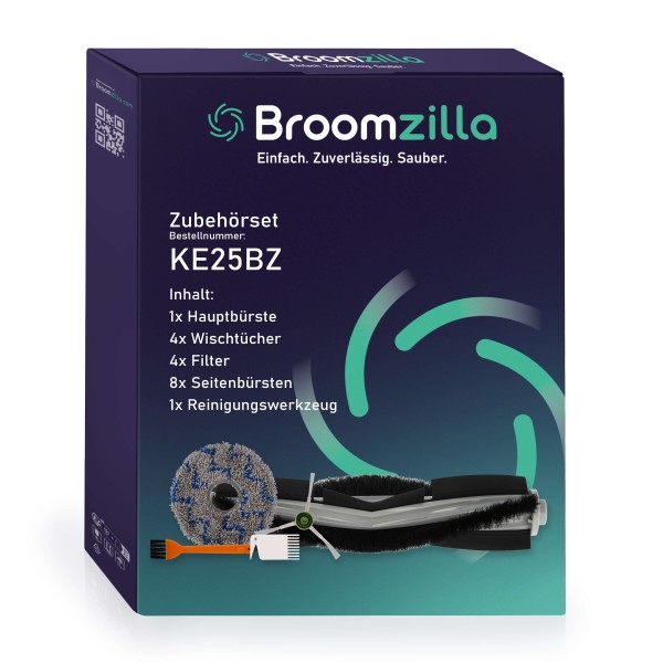 Broomzilla Zubehörset kompatibel zu Ecovacs Deebot X1