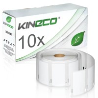 Kineco 10 Etiketten kompatibel zu Dymo 11354 S0722540 32x57mm