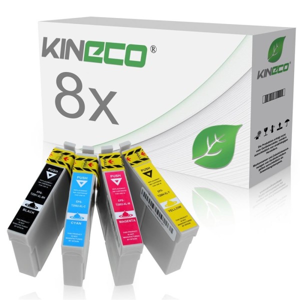 Kineco Multipack 8 Patronen Epson T2991-T2994 2-2