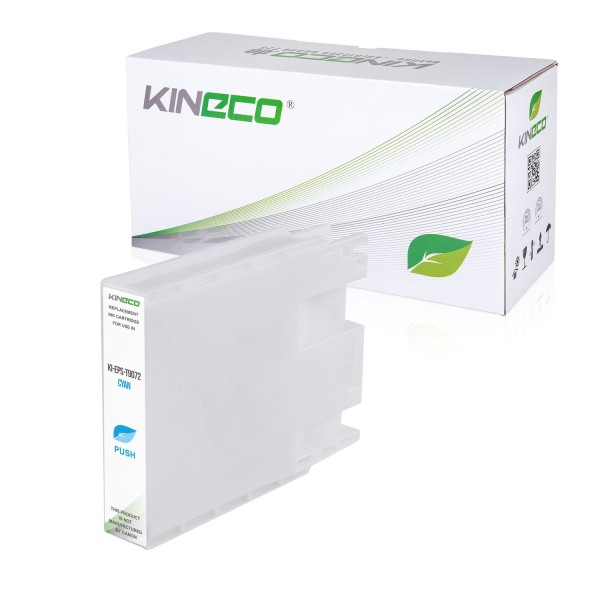 Tintenpatrone kompatibel zu Epson T9072 C13T907240 Cyan