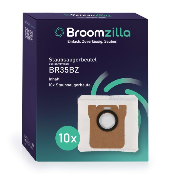 Broomzilla Staubsaugerbeutel kompatibel zu Roborock Dream L10/S Ultra/X10+