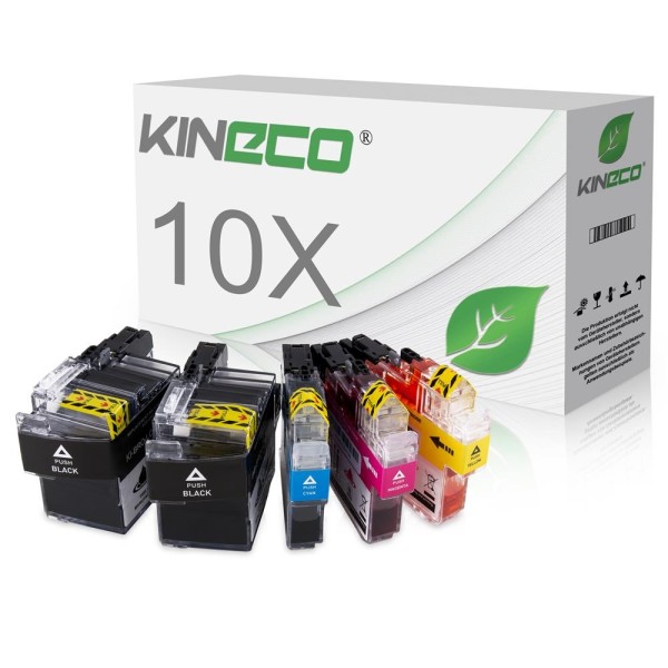 Kineco Multipack 10 Tintenpatronen Brother LC3219