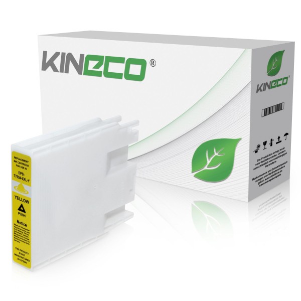 Kineco Patrone kompatibel zu Epson Stylus WF8000 T7554 y