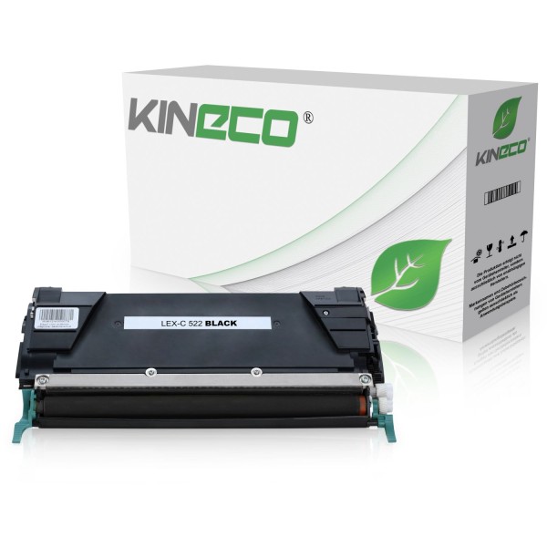 Toner kompatibel zu Lexmark C520 C522 C530 C5222KS XL Schwarz