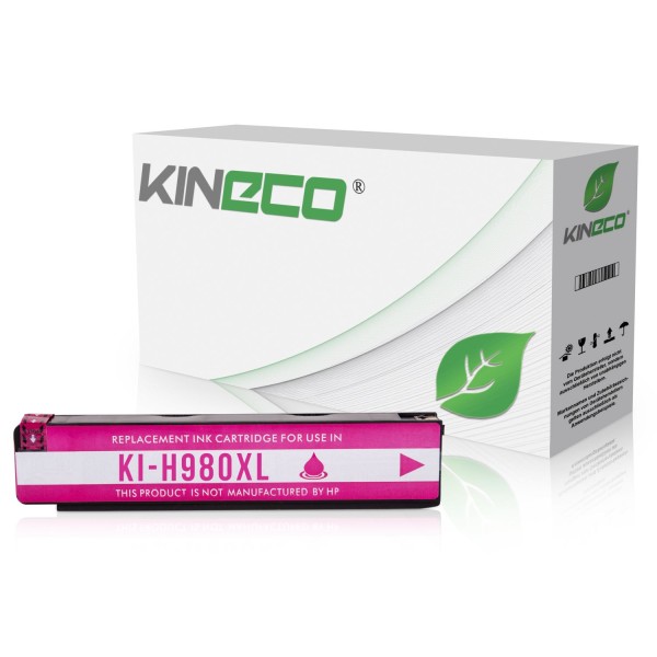 Tintenpatrone kompatibel zu HP 980 D8J08A XL Magenta