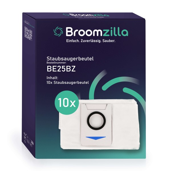 Broomzilla Staubsaugerbeutel kompatibel zu Ecovacs Deebot X1