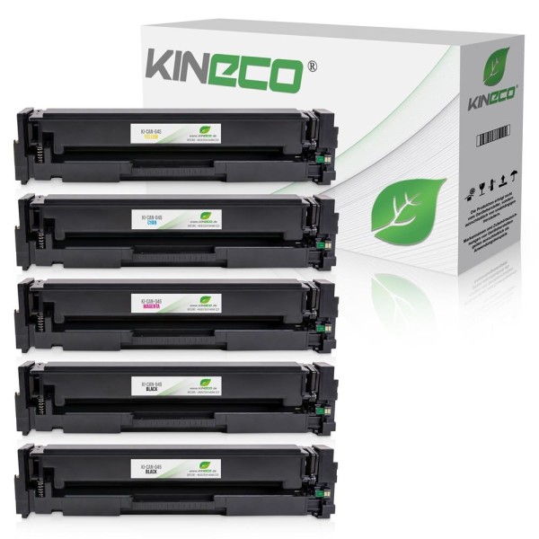 Kineco Multipack Set 5 Toner für Canon Cartridge 045