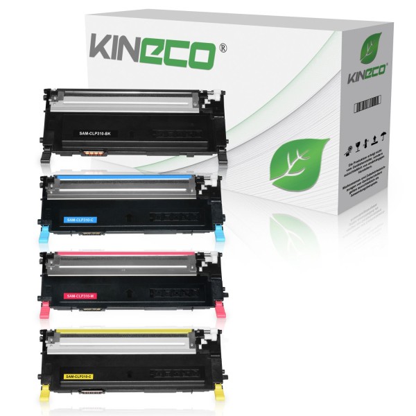 4 Toner kompatibel zu Samsung CLP-310 XL