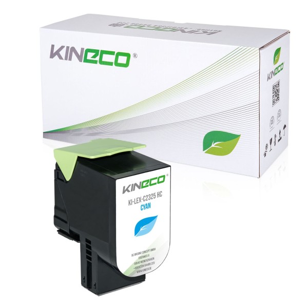 Toner kompatibel zu Lexmark C2325 C2320C0 XL Cyan