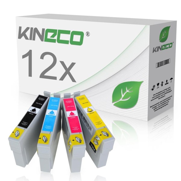 Kineco Multipack 10x Patronen Epson T1811-14XL