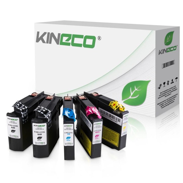 Kineco Multipack 5 Patronen Brother LC223 2-1-1-1