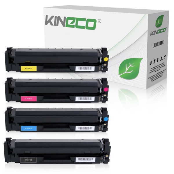 4 Toner kompatibel zu HP CF410X-CF413X XXL