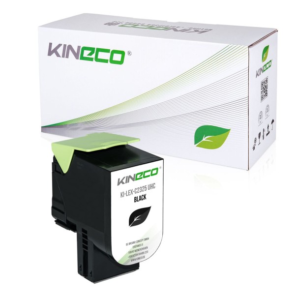 Kineco Toner kompatibel zu Lexmark C2325 UHC C230H10 bk