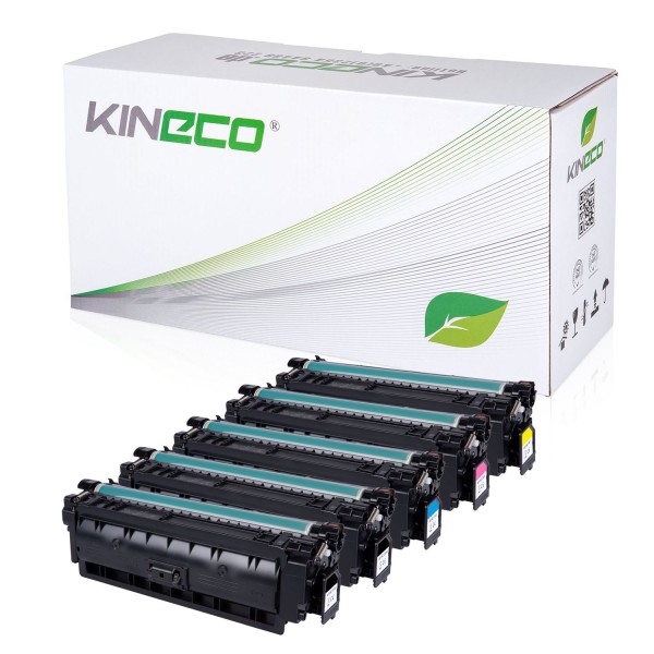 Kineco Set 5 Toner kompatibel zu HP W2120X-W2123X