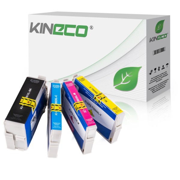 4 Tintenpatronen kompatibel zu Epson T3591XL-T3594XL Pro WF4720 XL