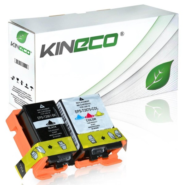 Kineco Multipack 2 Patronen Epson Stylus T2661 T2670