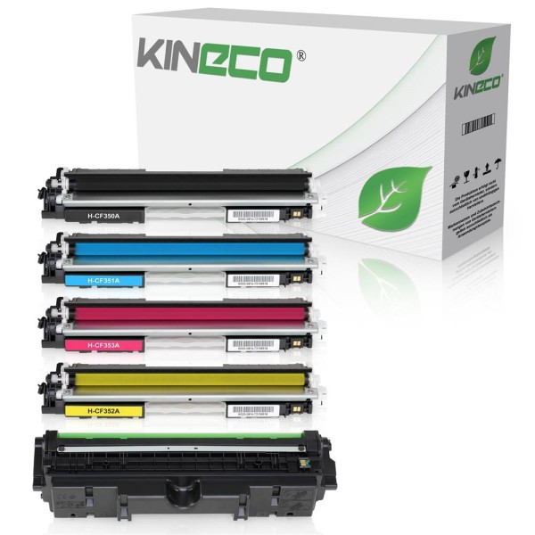 Kineco Multipack 4 Toner HP CF350A-CF353A Trommel CE314A