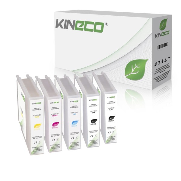Kineco Multipack 5 Tintenpatronen für Epson T04B XXL