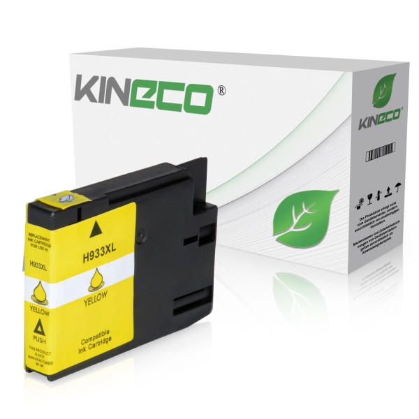 Tintenpatrone kompatibel zu HP 933XL CN056AE XL Yellow