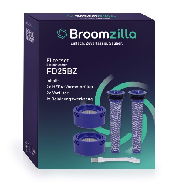 Broomzilla Filterset kompatibel zu Dyson V7/V8 4x