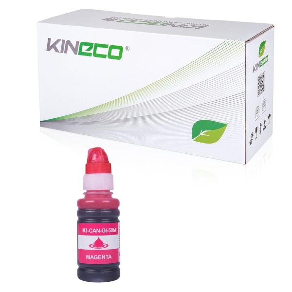 Kineco kompatibel für Canon Tintenpatrone 3404C001 / GI-50M Magenta