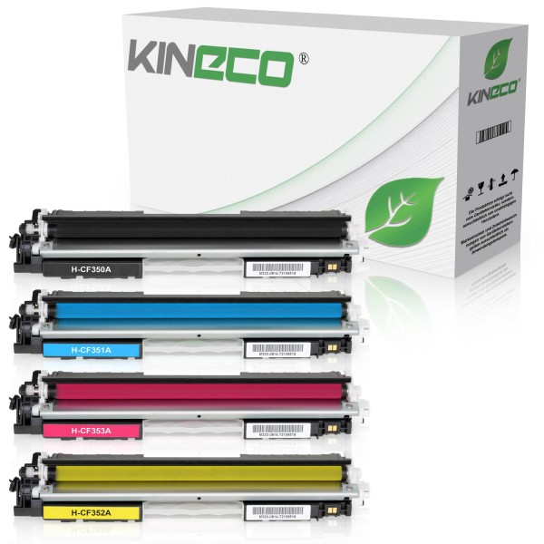 4 Toner kompatibel zu HP CF350A-CF353A XL