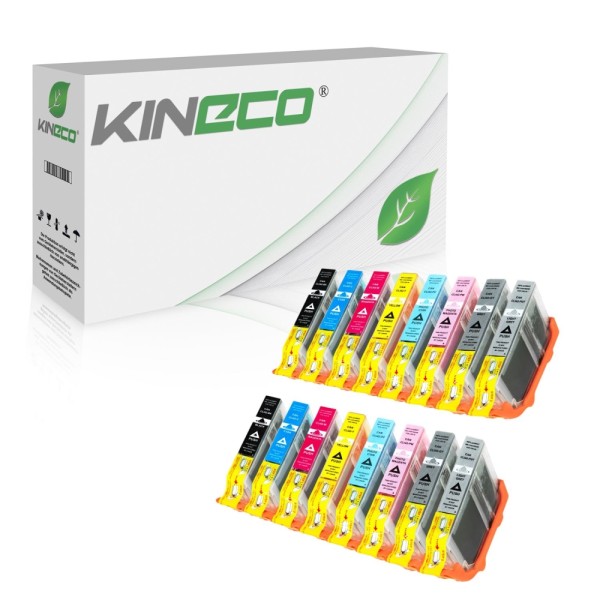 Kineco Set 16 Patronen kompatibel zu Canon CLI42 2xje