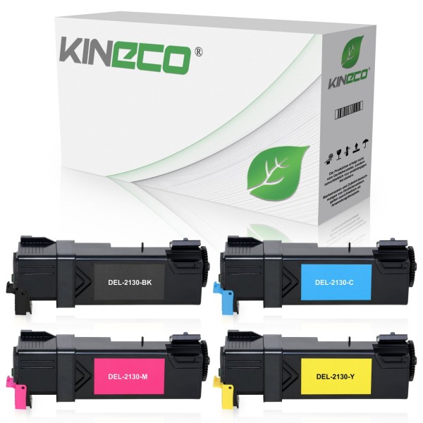 4 Toner kompatibel zu Dell 2130 XL