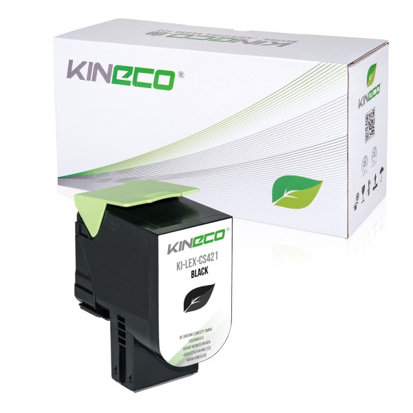 Toner kompatibel zu Lexmark CS421 78C20K0 XL Schwarz