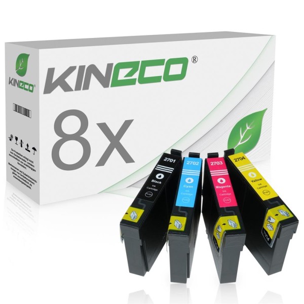 Kineco Multipack 8 Patronen Epson T2701 - T2704 2-2