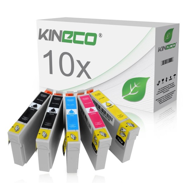 Kineco Multipack 10x Patronen Epson T1291-94