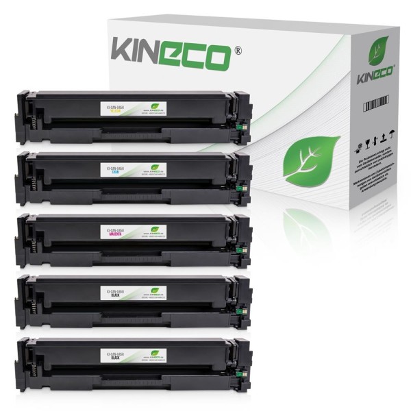 Kineco Multipack 5 Toner für Canon Cartridge 045H